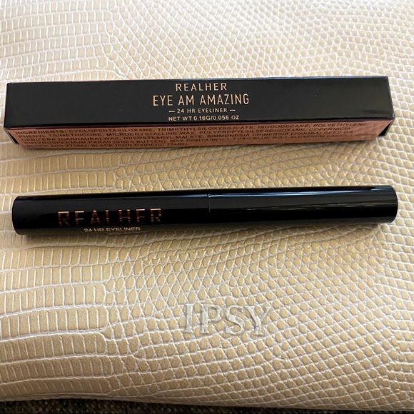🍄5 x Real Her EYE Am Amazing 24 Hour Eyeliner Black Travel Size - Picture 3 of 8
